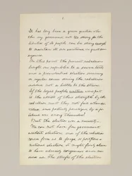 Autografmanuskript af Lincolns valgsejrstale som præsident, leveret i Washington D.C. fra vinduet i Det Hvide Hus om aftenen den 10. november