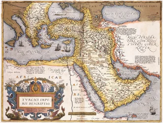 Kort over det tyrkiske imperium,