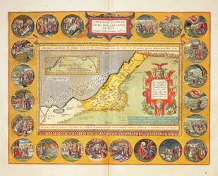 Abrahams vandringer, fra »Theatrum Orbis Terrarum«, 1603