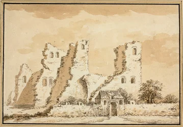 Altena Slot, nær Delft, nedrevet i 1572