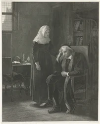 Udsigt over Cleves Cleef 1650 (titel på objekt)