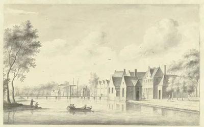 Udsigt over landsbyen Nieuwersluis