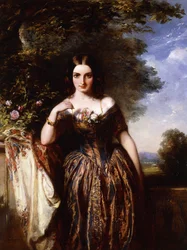 Portræt af Mrs. J. Hardcastle, født Anne Capper