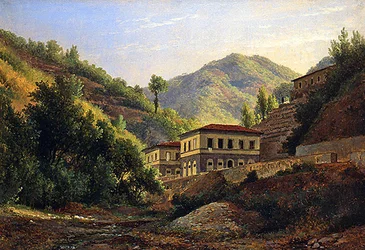 Lucca-provinsen (olie på papir)