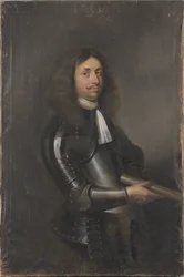 Philippe Florian de Palatinat Soulzbach, marechalisk kejser - Portræt af Pfalzgrev Philip Florinus af Pfalz-Sulzbach (1630-1703), af Wuchters, Abraham (1610-1682). Olie på lærred. Mål: 118x81 cm. Nationalmuseet i Stockholm