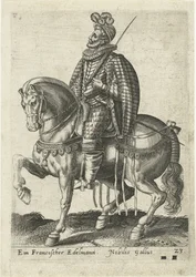 Fransk adelsmand til hest