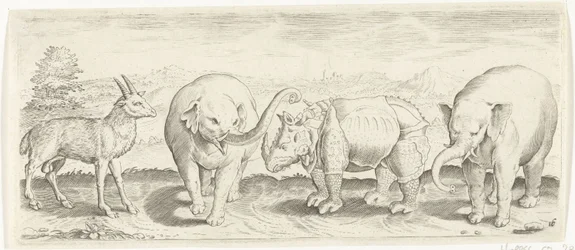 Gazelle, elefant og næsehorn Dyr (serietitel)