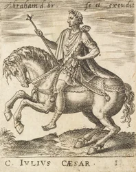 C. Julius Cæsar fra Tolv Cæsarer til hest, c1565-1587.