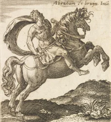 Titus Vespasianus fra Twelve Caesars on Horseback, ca. 1565-1587., ca. 1565-1587.