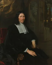 Portræt af Pieter de la Court Portræt af Pieter de la Court. Fabrikant og klædeejer, først i Leiden, siden 1673 i Amsterdam, politisk pjece