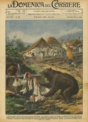 I Bokain (Bosnien) angreb en bjørn to kvinder, der gik for at hente vand fra kilden