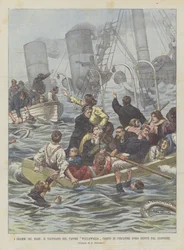 Havets dramaer, skibsvraget af dampen Wallawalla fyldt med søgere DOro vendt tilbage fra Klondike