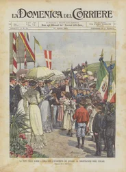 Træernes Fest i Rom med Suverænernes Indgriben, Skolebørns Demonstration