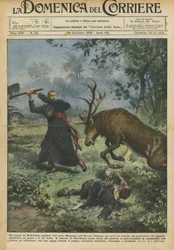 I nærheden af ​​Port-Louis, hovedstaden i Mauritius, i Det Indiske Ocean, er en hjort angrebet?