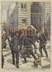 Oprør i Tripoli, tyrkiske soldater smider deres våben og nægter at gøre tjeneste, fordi de ikke bliver betalt