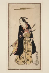 Actor Ichikawa Monosuke I (colour woodblock print)