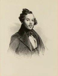 Portræt af Emilien Desmaisons (1812-1880), tegner og litograf. (IFF 65)
