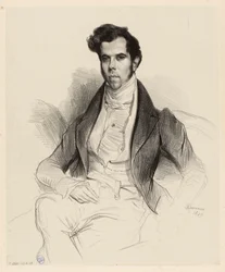 Portræt af Horace Say (1794-1860), økonom og deputeret