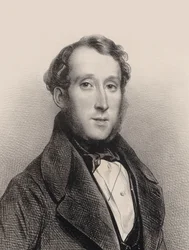 Portræt af pianist og komponist George Alexander Osborne 1806-1893, 1850.