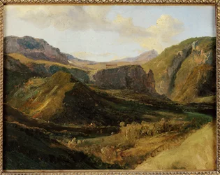 Templet i Segesta, Sicilien (maleri på lærred)
