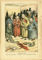 Illustration af Achille Lemot (1846-1909) i Le Pelerin