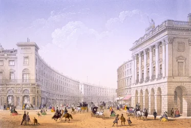 The Quadrant and Regent Street, London, 1862.