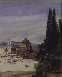 Firenze fra Boboli Gardens (ufærdig)