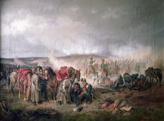 Grev Seinsheims død i slaget ved Borodino i 1812, 1862