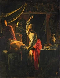 Judith og Holofernes (olie på lærred)