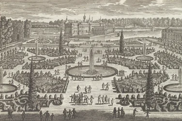 Orangeriets Parterre i Chantilly, 1680