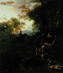 After the Chase (olie på lærred)