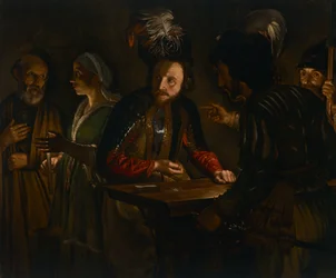 Sankt Peters fornægtelse, ca. 1627 (olie på lærred)