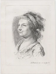 Portræt af Maria Anna Schaubach, 1785.