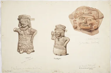 Figurer, Veracruz (akvarel)