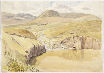 Alberea, nær Santiago del Valle, Guanajuato, Mexico (akvarel)