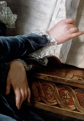 Comtesse de Selve laver musik, detaljer, 1787.
