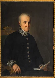 Gentleman of the Molza Family (olie på lærred)