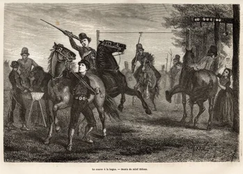 Løbet til ringen i Niewland, de unge ryttere konkurrerer om, våben af et træspyd, fjernelse af ringen fra portalen, hvor den er ophængt, hest kaster galop; for de mest klodsede, er en ske træ også ophængt fra et nærliggende skilt, som vil være
