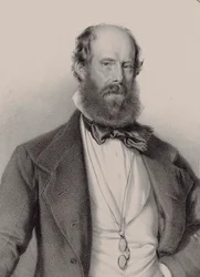 Portræt af komponisten Luigi Ricci 1805-1859, 1858.