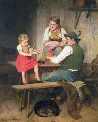 Den lykkelige familie