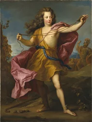 Frederic Guillaume I de Prusse, dit le roi sergent - Portræt af Frederik Vilhelm I (1688-1740), konge i Preussen, af Wertmuller, Adolf Ulrik (1751-1811). Olie på lærred. Mål: 178x135 cm. Nationalmuseum Stockholm