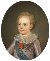Louis Joseph Xavier François de Bourbon (1781-1789), Frankrigs dauphin, af Adolf Ulrik Wertmüller (1751-1811)