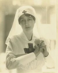 Lady Duff-Gordon som sygeplejerske (platintryk)