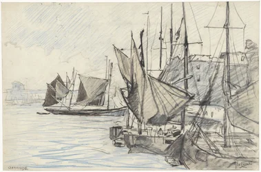 Sejlskibe i havnen i Oostende
