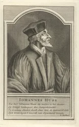 Portræt af John Hus, ca. 1710
