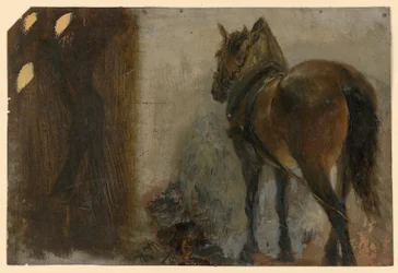 Forspændt hest