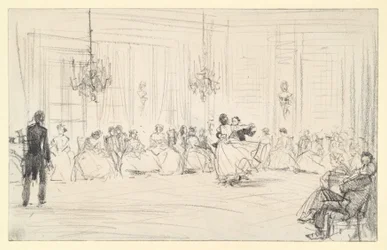 Balselskab og et dansende par