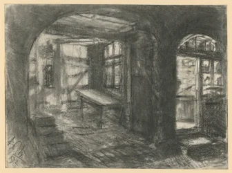 Interiør i et bondehus