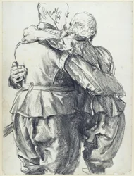 To modeller iført kurfyrste Johann Georg I. af Sachsens klæder på Det Historiske Museum i Dresden