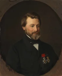 Portræt af Emil Tidemand, kunstnerens bror